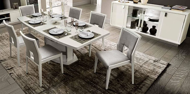 Καρέκλα τραπεζαρίας λευκή (AMBRA5) ΚΑΡΕΚΛΕΣ ΤΡΑΠΕΖΑΡΙΑΣ