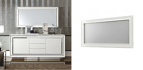 Καθρέφτης μοντέρνος Ιταλικός DAMA (BIANCA)