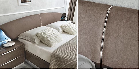 Διπλό κρεβάτι με αποθήκευση και led φωτισμό (DROPS)