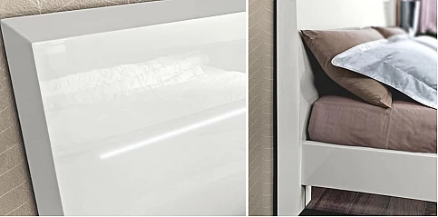 Κρεβάτι διπλό μοντέρνο με led φωτισμό ONDA (ONLE)