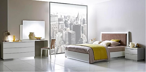 Κρεβάτι διπλό μοντέρνο καπιτονέ ONDA (ONRO)