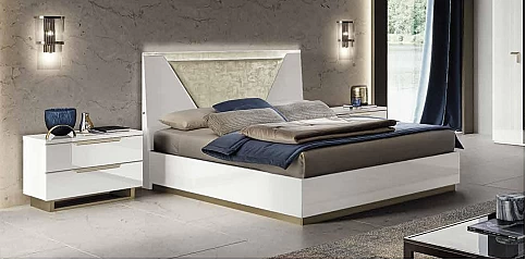 Κρεβάτι διπλό με αποθήκευση μοντέρνο Smart (SMAS2) (160Χ200)