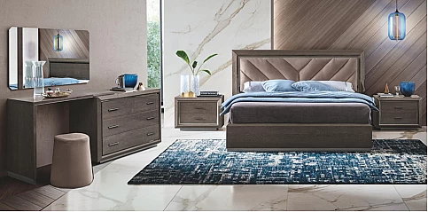 Ολοκληρωμένο σετ κρεβατοκάμαρας μοντέρνου σχεδιασμού Elite (ELI3)