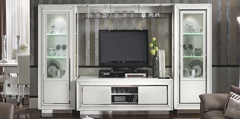 Βιτρίνα μονή μοντέρνα DAMA (BIANCA1) ΒΙΤΡΙΝΑ