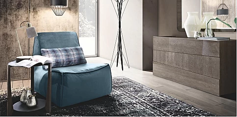 Πολυθρόνα πουφ μοντέρνα SOFT