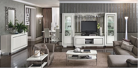 Βιτρίνα μονή μοντέρνα DAMA (BIANCA1)