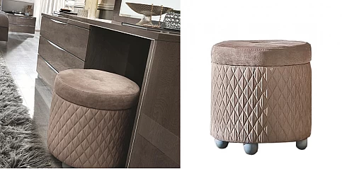 Σκαμπό-πουφ τουαλέτας υπνοδωματίου POUF (ROMBI)