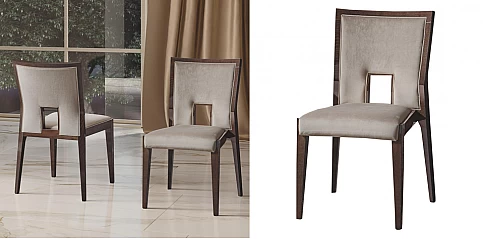 Καρέκλα τραπεζαρίας φινίρισμα καρυδιάς (AMBRA3)