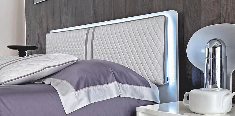 Κρεβάτι διπλό μοντέρνο Dama (Bianca) (160Χ200) ΚΡΕΒΑΤΙ