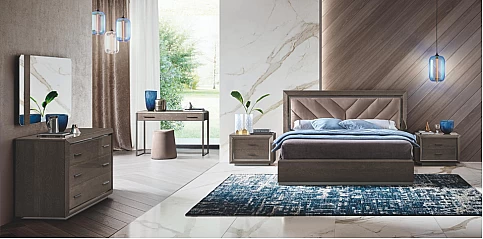 Καθρέφτης μοντέρνος Ιταλικός γκρι (ELITE NIGHT)