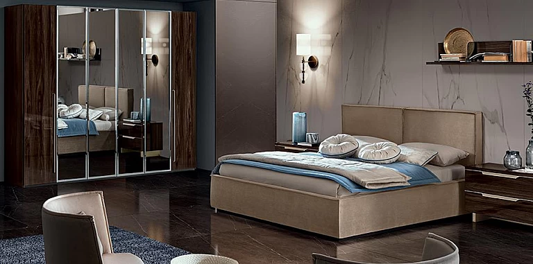 Κρεβάτι με αποθήκευση υφασμάτινο CUBΑ18 (180Χ200) ΚΡΕΒΑΤΙ