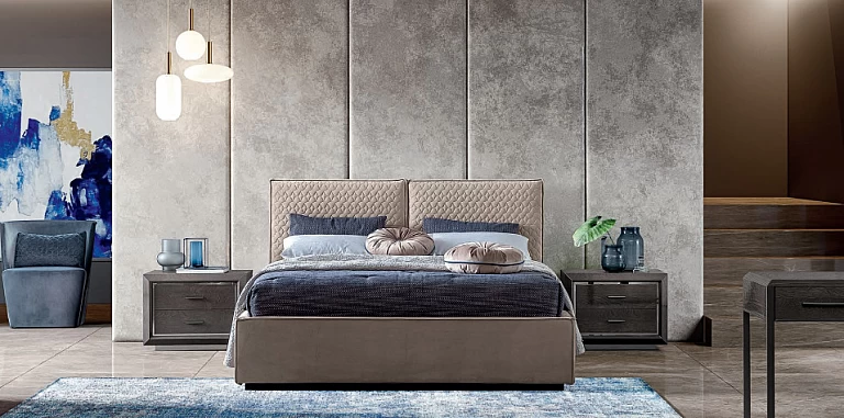 Κρεβάτι με αποθήκευση υφασμάτινο CUBA2 180 ΚΡΕΒΑΤΙ