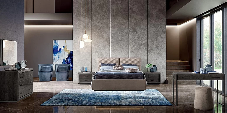 Κρεβάτι με αποθήκευση υφασμάτινο CUBA2 180 ΚΡΕΒΑΤΙ