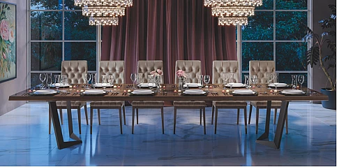 Τραπέζι τραπεζαρίας μοντέρνο ELITE NOCE (ELNP200)