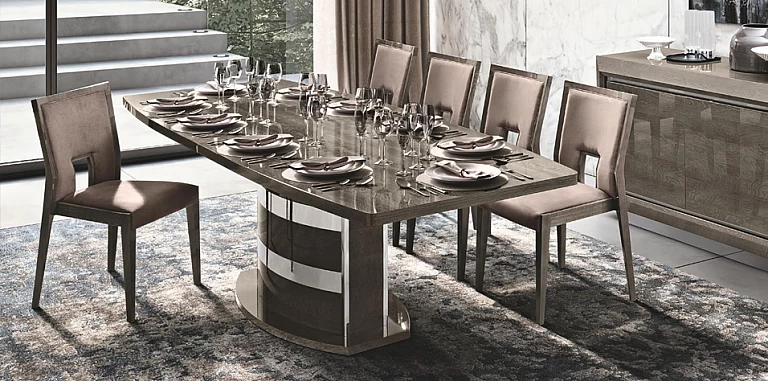 Τραπέζι τραπεζαρίας ανοιγόμενο PLATINUM (PLAT) ΤΡΑΠΕΖΙΑ ΤΡΑΠΕΖΑΡΙΑΣ