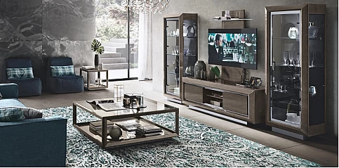 Βιτρίνα μονή μοντέρνα γκρι ELITE (ELIT1)