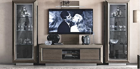 Έπιπλο τηλεόρασης γκρι ELITE (ELIT)