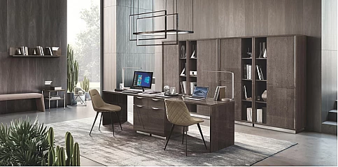 Μοντέρνο γραφείο υπολογιστή PLATINUM (PLBS)