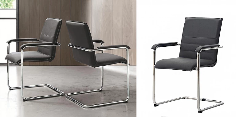 Kαρέκλα συνεργασίας μεταλλική (METR) ΠΟΛΥΘΡΟΝΕΣ ΕΠΙΣΚΕΠΤΩΝ