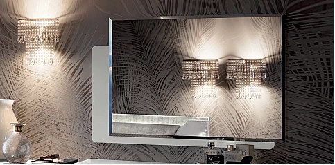 Καθρέφτης μοντέρνος λευκός SMART