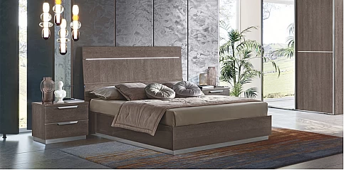 Μοντέρνο κρεβάτι με αποθήκευση Ιταλίας KROMA (KROMS1)