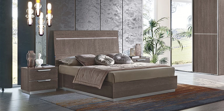 Μοντέρνο κρεβάτι με αποθήκευση Ιταλίας KROMA (KROMS2) ΚΡΕΒΑΤΙ