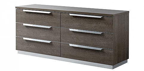 Συρταριέρα δαπέδου μοντέρνα KROMA γκρι (KROM6)