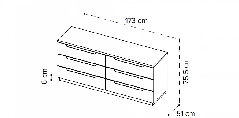 Συρταριέρα δαπέδου μοντέρνα KROMA (KROV6) ΣΥΡΤΑΡΙΕΡΑ-ΚΟΜΟΤΑ Συρταριέρα δαπέδου μοντέρνα KROMA (KROV6) ΣΥΡΤΑΡΙΕΡΑ-ΚΟΜΟΤΑ