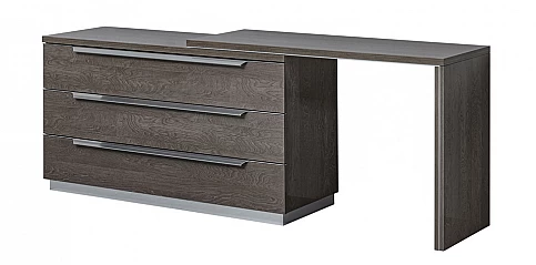 Τουαλέτα κρεβατοκάμαρας μοντέρνα γκρι KROMA (KROM)