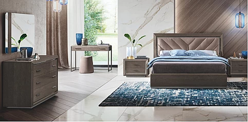 Σετ κρεβατοκάμαρας μοντέρνου σχεδιασμού (Elite) (160x200)