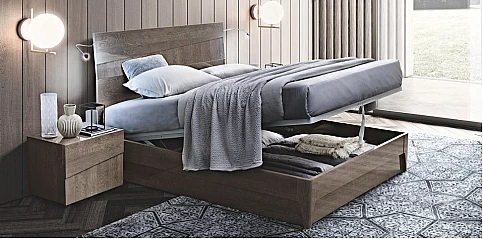 Κρεβάτι υπέρδιπλο με αποθηκευτικό χώρο TEKNO (TEKS18)