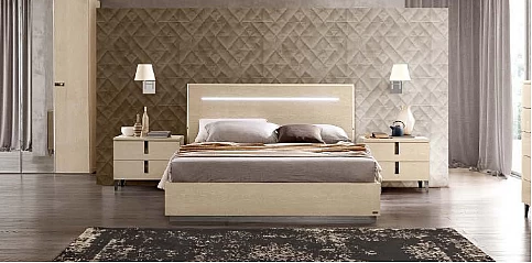 Κρεβάτι υπέρδιπλο Ιταλίας με led φωτισμό AMBRA (AM18)