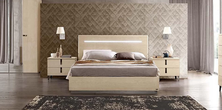 Κρεβάτι υπέρδιπλο Ιταλίας με led φωτισμό AMBRA (AM18)-ΚΡΕΒΑΤΙΑ ΥΠΕΡΔΙΠΛΑ