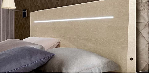 Κρεβάτι υπέρδιπλο Ιταλίας με led φωτισμό AMBRA (AM18)