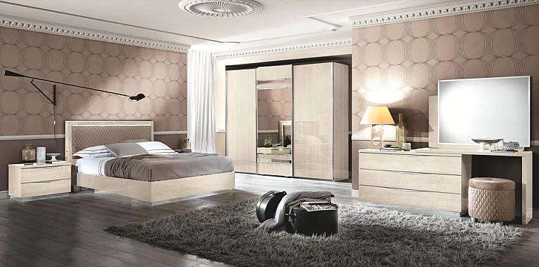 Συρταριέρα κρεβατοκάμαρας εκρού PLATINUM (PLAS6) ΣΥΡΤΑΡΙΕΡΑ/ΚΟΜΟΤΑ