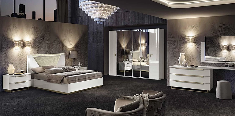 Ντουλάπα ρούχων μοντέρνου στυλ λευκή (SMART5) ΝΤΟΥΛΑΠΕΣ