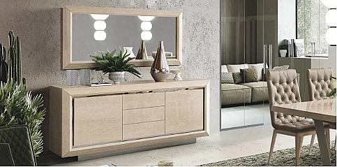 Καθρέφτης μοντέρνος Ιταλικός εκρού ELITE (ELI)