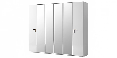 Ντουλάπα ρούχων μοντέρνου στυλ λευκή (SMART5)
