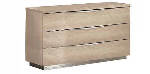 Συρταριέρα κρεβατοκάμαρας εκρού PLATINUM (PLAS3)