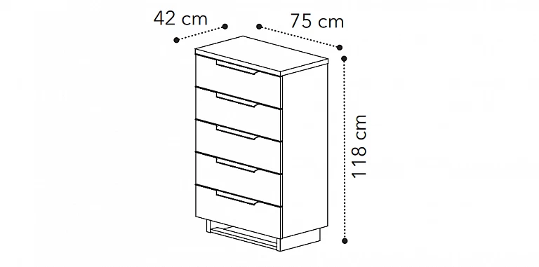 Συρταριέρα ψηλή υπνοδωματίου μοντέρνα (SMART6) ΣΥΡΤΑΡΙΕΡΑ/ΚΟΜΟΤΑ Συρταριέρα ψηλή υπνοδωματίου μοντέρνα (SMART6) ΣΥΡΤΑΡΙΕΡΑ/ΚΟΜΟΤΑ