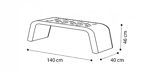 Ταμπουρέ κρεβατοκάμαρας LUNA