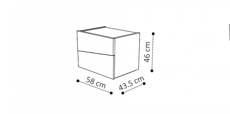 Σετ κρεβατοκάμαρα μοντέρνα γκρι (TEKNO5 SET) ΚΡΕΒΑΤΟΚΑΜΑΡΑ ΣΕΤ