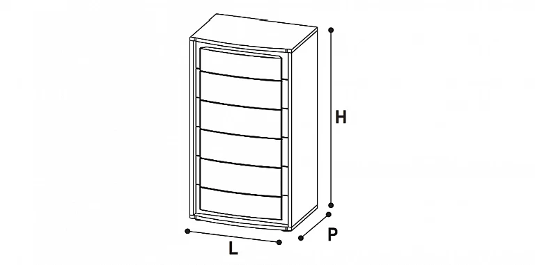 Συρταριέρα ψηλή σε λευκή λάκα Dama (Bianca2) ΣΥΡΤΑΡΙΕΡΑ ΚΟΜΟΤΑ Συρταριέρα ψηλή σε λευκή λάκα Dama (Bianca2)  ΣΥΡΤΑΡΙΕΡΑ ΚΟΜΟΤΑ
