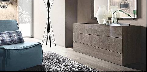 Συρταριέρα μοντέρνα TEKNO γκρι (TEKΝ)