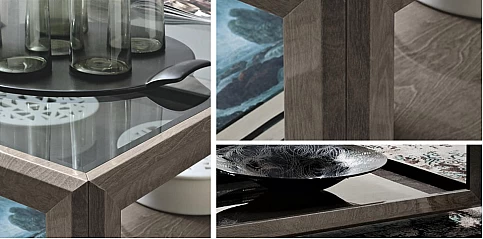 Τραπέζι σαλονιού μικρό γκρι ELITE (ELIS3)