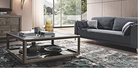 Τραπέζι σαλονιού τετράγωνο γκρι ELITE (ELIS)