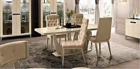 Καρέκλα τραπεζαρίας AMBRA καπιτονέ (AMBR)