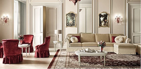 Καναπές γωνία L-SHAPE με χώρο αποθήκευσης (TREVISO)