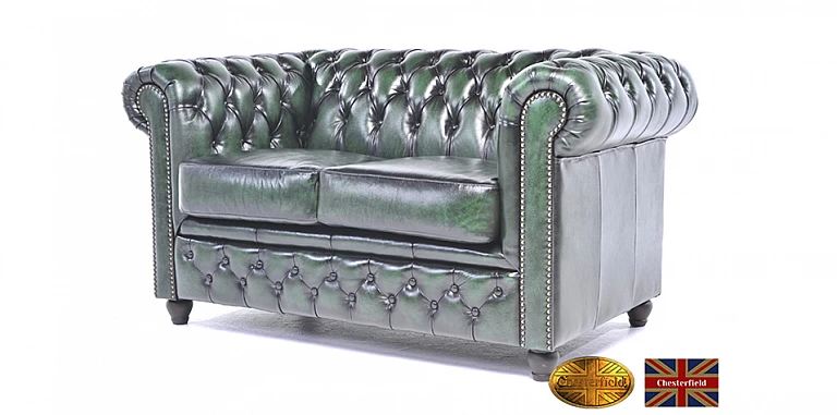 Γνήσιος δερμάτινος καναπές Chesterfield διθέσιος (BPS2) ΣΑΛΟΝΙΑ ΓΡΑΦΕΙΟΥ ΔΕΡΜΑΤΙΝΑ