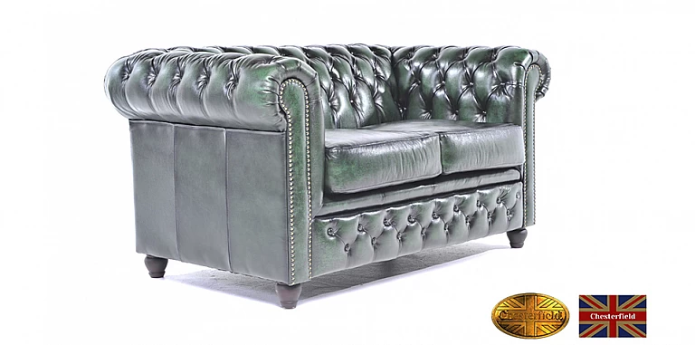 Γνήσιος δερμάτινος καναπές Chesterfield διθέσιος (BPS2) ΣΑΛΟΝΙΑ ΓΡΑΦΕΙΟΥ ΔΕΡΜΑΤΙΝΑ